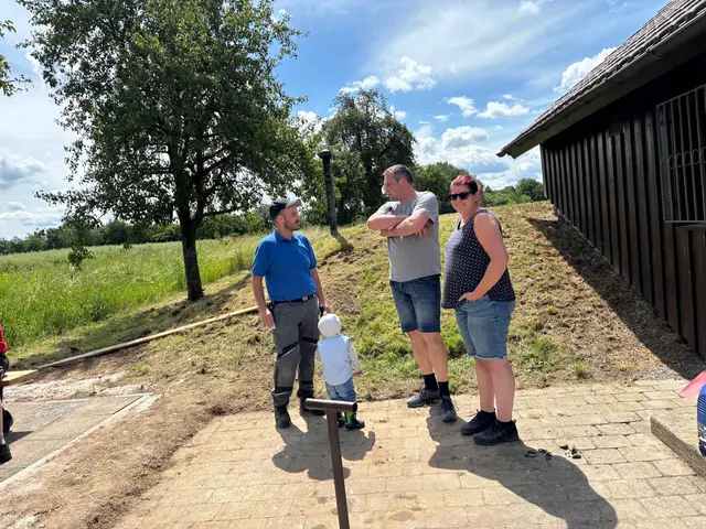 Foto: Karl Heinz Reber, Walter Jäckle und Jochen Wieland