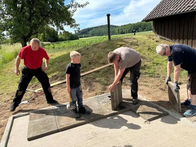 Foto: Karl Heinz Reber, Walter Jäckle und Jochen Wieland