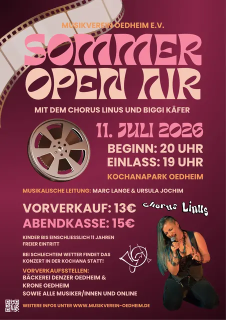 SommerOpenAir Konzert am 11.07.2026 | Foto: MV Oedheim e.V.