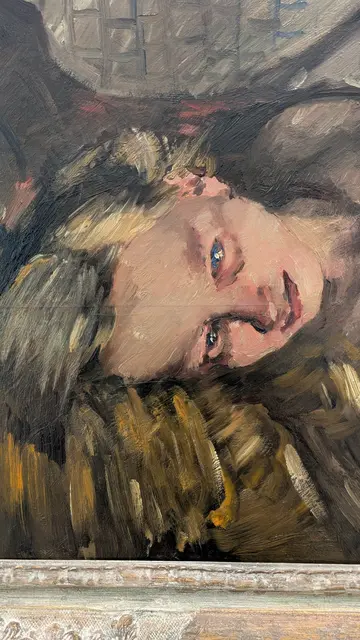Ausschnitt aus:
Lovis Corinth (1858 - 1925)
Liegender weiblicher Akt, 1915
Öl auf Holz, 58 x 115 cm
Sammlung Würth, Inv. 20434 | Foto: Eigene Aufnahme _ Sammlung Würth 