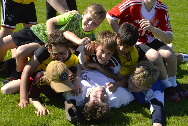 Auch der Spaß kam bei den Bundesjugendspielen nicht zu kurz. | Foto: Robinson Carvajal