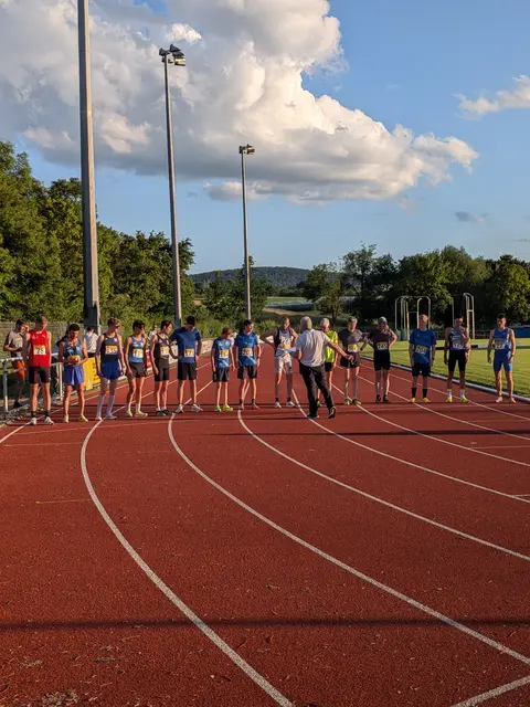 3000m mit Mehran Eshagi, Julian Fuchs und Yassin Bouchti
