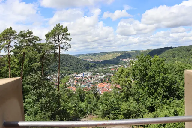 Blick vom Wartbergturm auf Künzelsau und Ingelfingen | Foto: Marga Specht