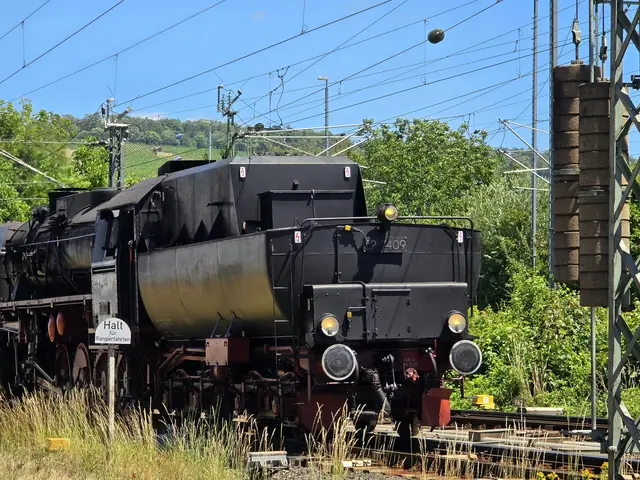 Die Lokomotive zieht den Zug. | Foto: Heidrun Rosenberger