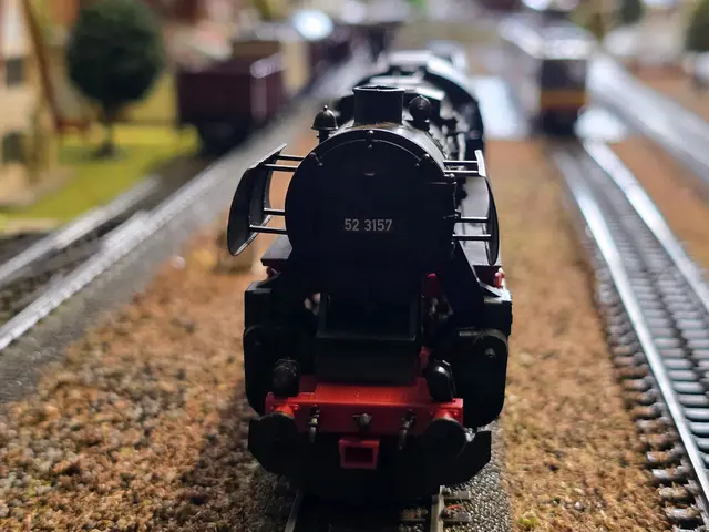 Modell BR 52 3157 auf unserer Modellbahnanlage. Gleiche Baureihennummer  wie der "grosse Bruder" im Bahnhof Heilbronn. | Foto: Heidrun Rosenberger
