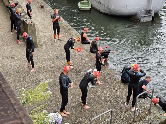 Vorbereitung der letzten Schwimmstaffel.... | Foto: Heidrun Rosenberger