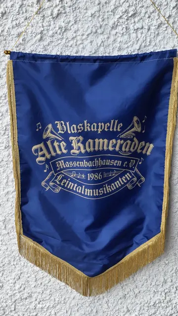 Foto: Blaskapelle Alte Kameraden Massenbachhausen e.V. 1986 Leintalmusikanten