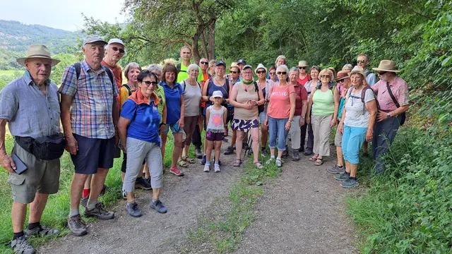 Die Wandergruppe von Enslingen nach Braunsbach | Foto: Manfred Schaaf