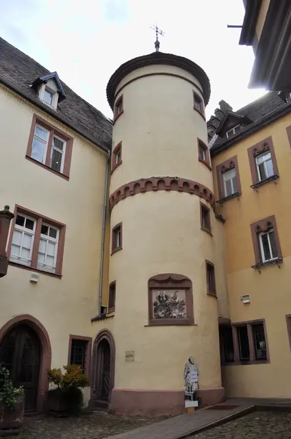 Der Klinkards- und Rankenhof ist ein schlossartiges ehemaliges Herrenhaus mit Treppenturm aus dem 15. Jahrhundert. Zeitweise wurde es als Rathaus genutzt. Heute ist dort das Grafschaftsmuseum. | Foto: Daniela Somers