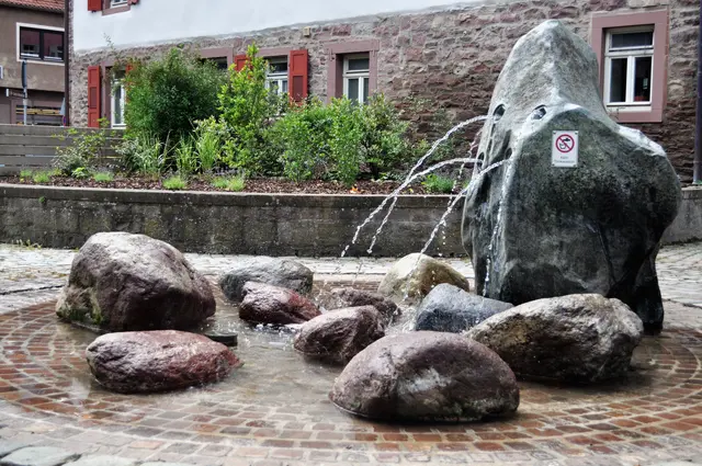 Brunnen an der Mainseite | Foto: Daniela Somers