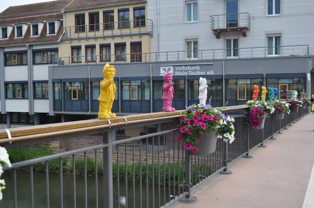 So sieht das aus wenn Optimisten die Brücke belagern | Foto: Daniela Somers