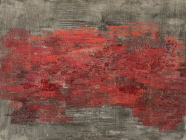 Hal Busse, Bild 58 Rot, 1958 | Foto: &copy; Städtische Museen Heilbronn, Andreas Keck