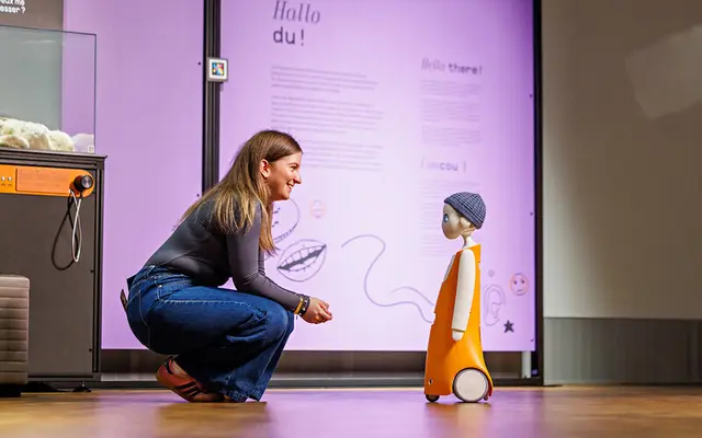 KI, was geht? | Foto: &copy; Verwendung nur im Rahmen redaktioneller Berichterstattung über die experimenta Heilbronn gestattet. Quelle: experimenta gGmbH