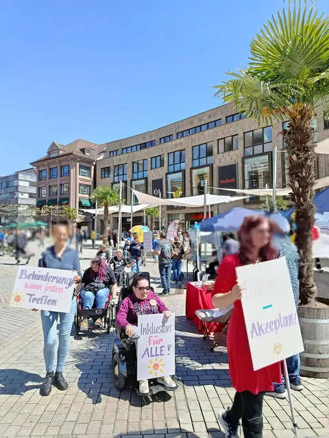 Europäischer Protesttag im Mai 2025 | Foto: &copy; Selbsthilfebüro Heilbronn