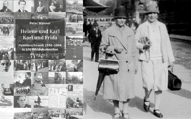 Buchcover des Buches. Bild rechts: Wanners Urgroßmutter Mathilde Wanner  und ihre Tochter Klara | Foto: &copy; © Peter Wanner/privat