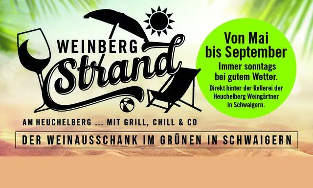 WeinbergStrand am Heuchelberg mit Grill, Chill & Co. für die ganze Familie 1 | Foto: &copy; Heuchelberg Weingärtner 