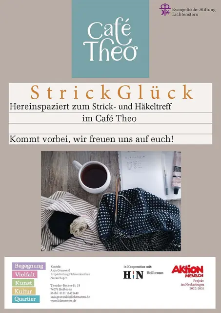 Offener Handarbeitstreff im Cafe Theo | Foto: &copy; Evang. Stiftung Lichtenstern