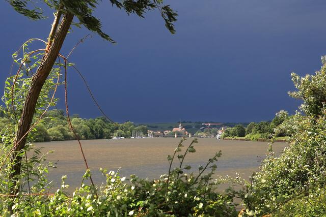 Lauffen am Neckar, Gewitterstimmung