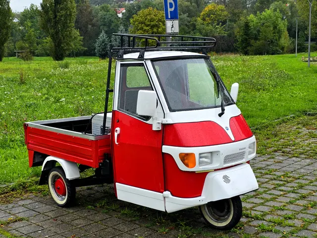 Motorosiertes Dreirad von Aprilia | Foto: Heidrun Rosenberger 