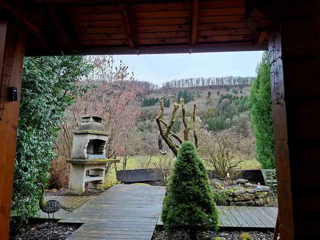 Blick von der Terrasse aus Richtung Kocher | Foto: Ralf Röser